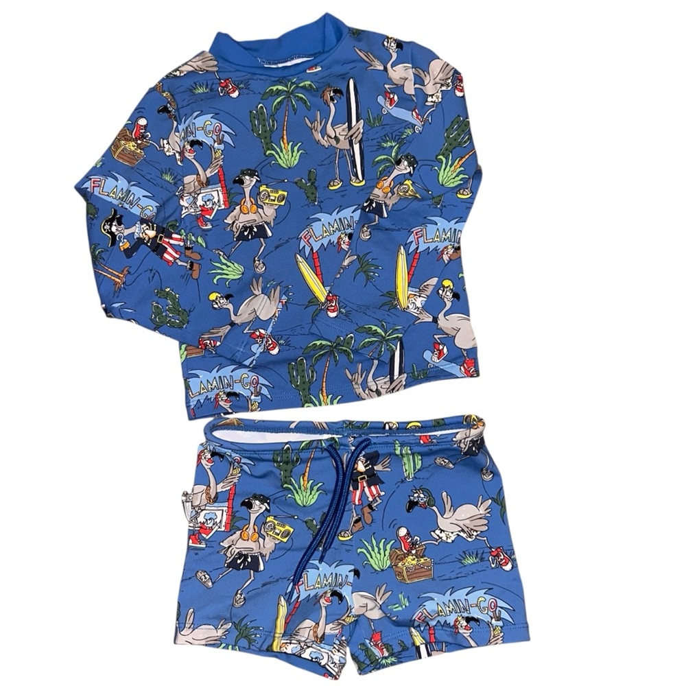 Stella McCartney boys 2 piece bathing suit set size 2Y